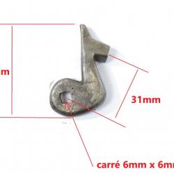 Chien pour fusil ou pistolet à poudre noire. Restauration arme ancienne (B)