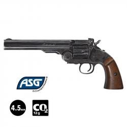 REVOLVER ASG SCHOFIELD 6 pouces Noir antique - Plomb 4.5mm CO²