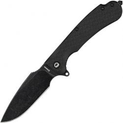 Couteau Pliant Daggerr Fielder Black Manche FRN Lame Acier 8Cr14MoV Liner Lock DGRFDFBKBW