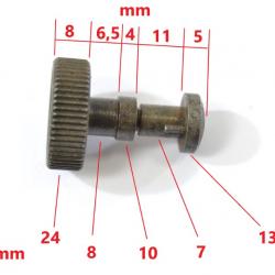 Molette de réglage de hausse dérive pour fusil ou carabine ancienne. US USA Poudre noire micromètre?