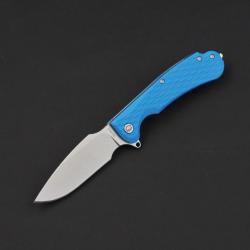 Couteau Pliant Daggerr Fielder Blue Manche FRN Lame Acier 8Cr14MoV Liner Lock DGRFDFBLSW