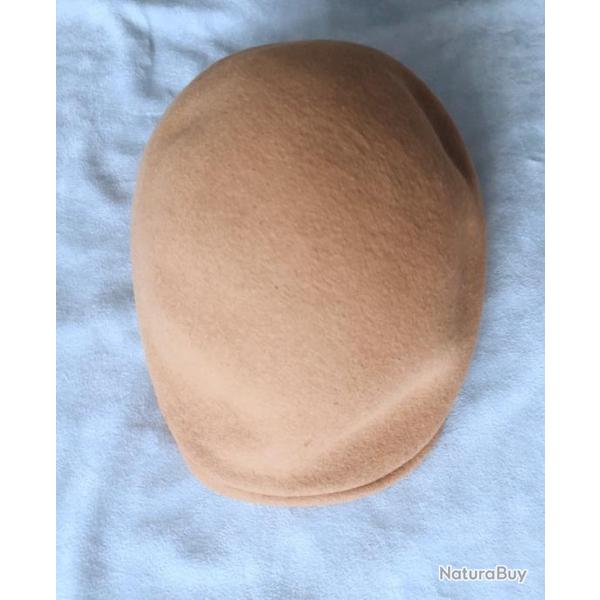 Casquette en poils de chameau couleur camel taille 59