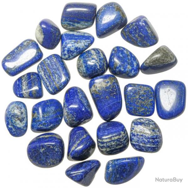 Pierres roules lapis lazuli - 2  3 cm - Lot de 2