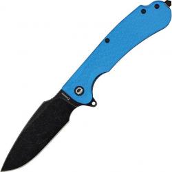 Couteau Pliant Daggerr Fielder Blue Manche FRN Lame Acier 8Cr14MoV BLK Liner Lock DGRFDFBLBW