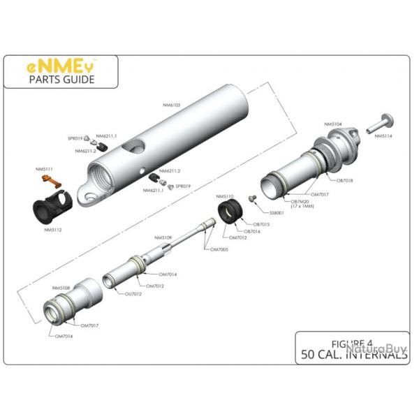 Joint Bumper pour Bolt Stop - Gog Enmey Cal50 (OB7015)