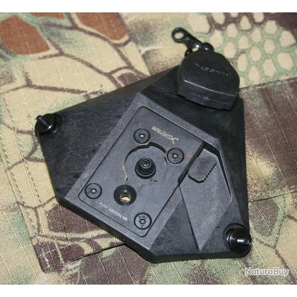 Support Type Wilcox pour montage NVG sur casques - Noir