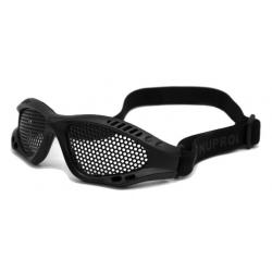 Lunettes de protection Tactiques Grillage - S et T - Noires