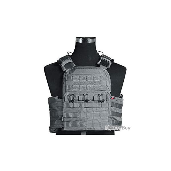 Veste Tactique Modulable Plate Carrier Heavy Version - Grey Wolf - Emerson