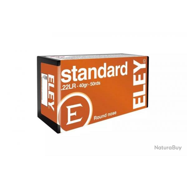 Cartouches ELEY STANDARD 40gr - Cal. 22LR - Boite de 50 units