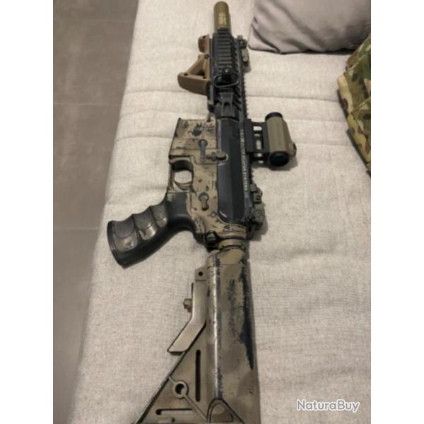 Replique VLTOR M4 VIS CQB AEG King Arms Elite Custom achat direct