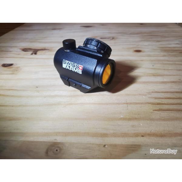 Red Dot Mini Dot Sight Point Rouge Swiss Arms