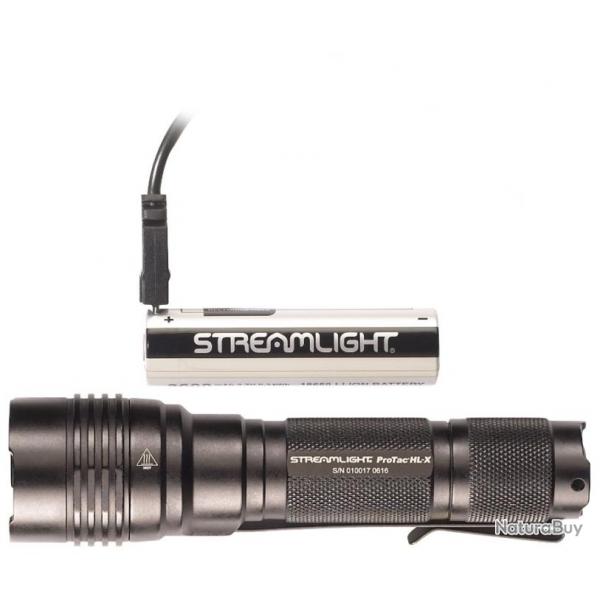 Lampe Streamlight protac HL-X USB - avec piles Rechargeables -