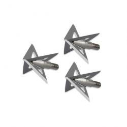 Lot de 3 pointes de chasse Nox-Cut 100 gr à 4 lames