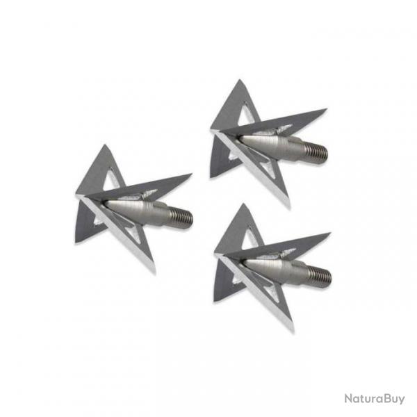 Lot de 3 pointes de chasse Nox-Cut 100 gr  4 lames