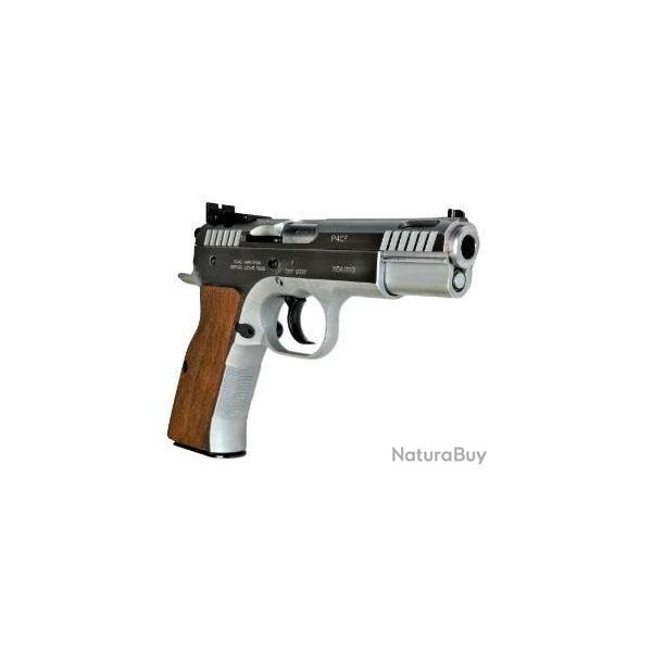 PISTOLET TANFOGLIO BUZZ CHROME CAL 40SW CANON COMPENSE