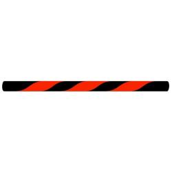 FLEX - Corde Classique 8125/CARRERA 99 Target 14 NOIR - ROUGE FLUO 66" - 160 cm