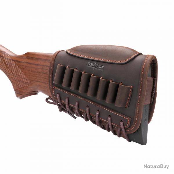 CARTOUCHIRE DE CROSSE EN CUIR VRITABLE POUR GAUCHER POUR ARME RAYE - TOURBON LIVRAISON GRATUITE