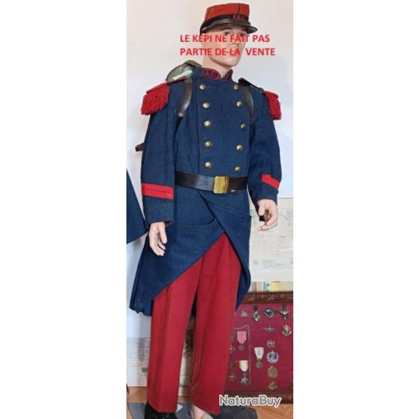 Uniforme 4 pices du 139 RI, LOT N 1   de 14 18 WW 1