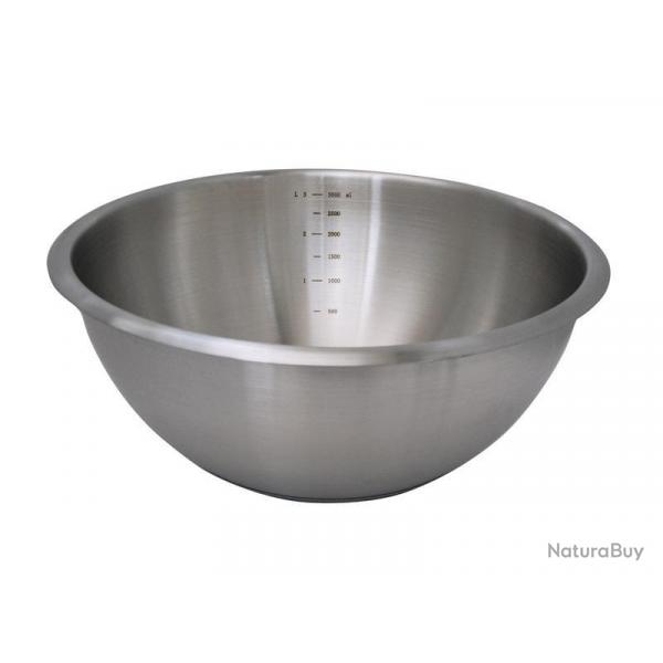 BASSINE DEMI-SPHERIQUE DE BUYER  24 CM INOX