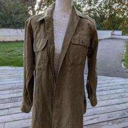 Chemise moutarde troupe GI us WW2 15 1/2 /34