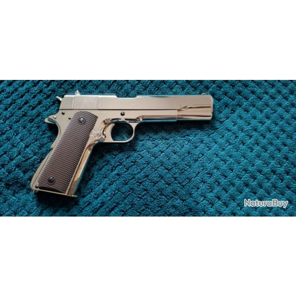 Colt 1911 Chrome Airsoft Golden Eagle