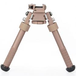 Bipied Airsoft Sniper V8 TAN - Rail Picatinny, Réglable, Léger, Tactique