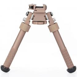 Bipied Airsoft Sniper V8 TAN - Rail Picatinny, Réglable, Léger, Tactique