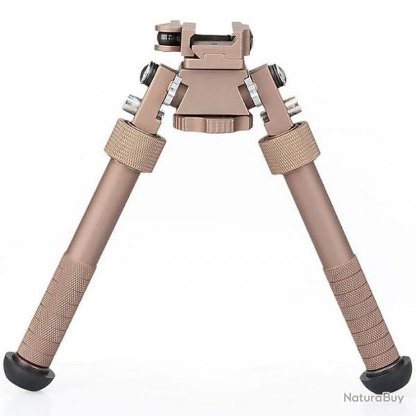 Bipied Airsoft Sniper V8 TAN - Rail Picatinny, Rglable, Lger, Tactique