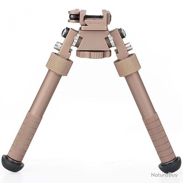 Bipied Airsoft Sniper V8 TAN - Rail Picatinny, Rglable, Lger, Tactique