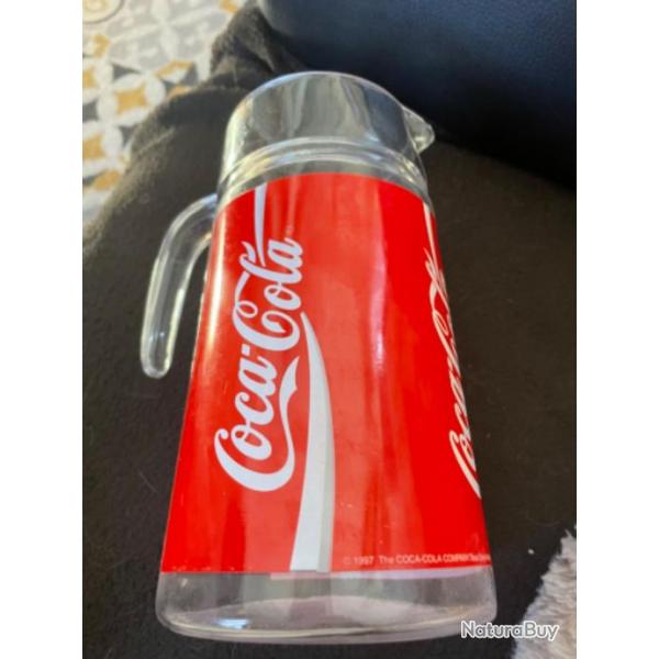 Vends cruche/pichet de marque Coca Cola en tat impeccable .Contenance 1,3