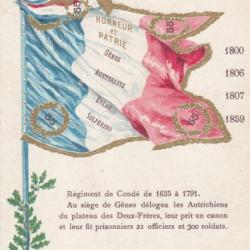 CPA -MON DRAPEAU - 55 me RÉGIMENT D'INFANTERIE