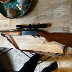 À vendre carabine Remington Sportsman 74 calibre 289 avec lunette de visée longue portée + munitions