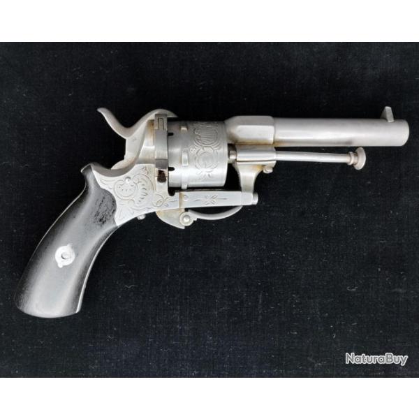 Superbe Revolver E LEFAUCHEUX 1869 Cal .8mm  Broche.