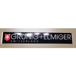 Grand autocollant GRUNIG ELMIGER