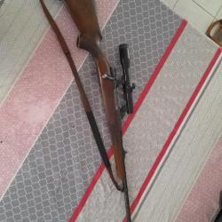 CARABINE MAUSER MOD 98 7X64 AVEC LUNETTE
