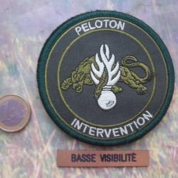 écusson (vert) militaire peloton intervention gendarmerie insigne tissu