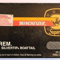 20 cartouches .280 Remington WINCHESTER SUPREME - 160  grains "SILVERTIP"