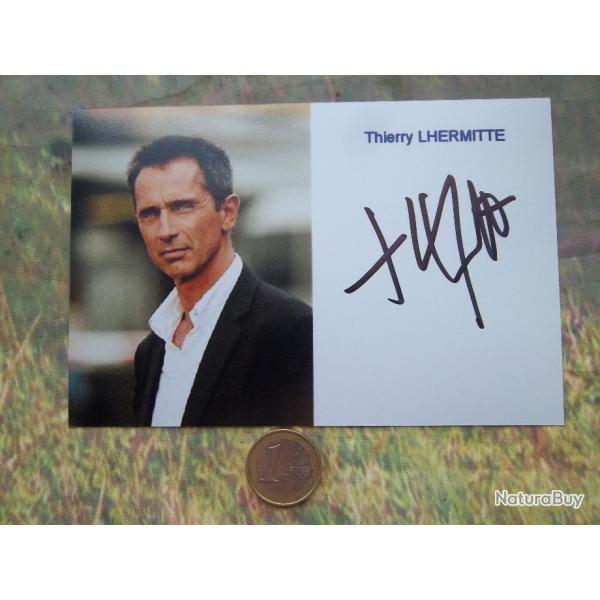document autographe Thierry LHERMITTE