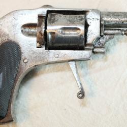 RARE Revolver SUHL VELODOG cal 320 7 mm crosse à la rose XIX ième VELSTH23001