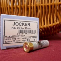 25 cartouches de 12mm mini chasse JOCKER no8 petit gibier