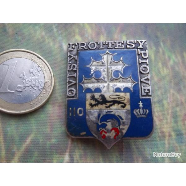 insigne militaire 110 e rgiment d'infanterie (110 e RI) Dissolution 2014 Drago