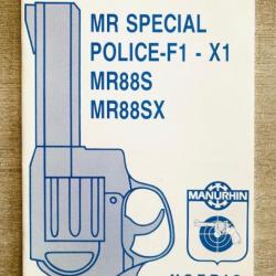 Notice Revolver Manurhin MR SPECIAL POLICE Anglais