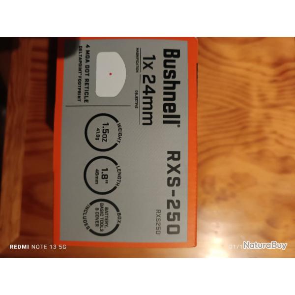 Point rouge Bushnell rxs 250