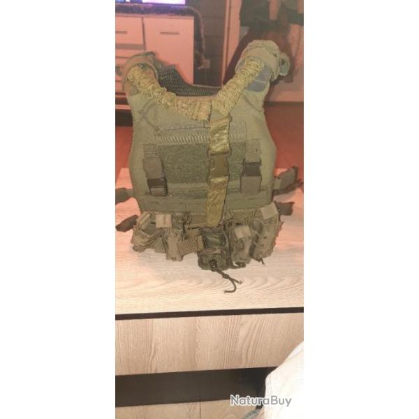 Vends gilet tactique Viper tactical, vert olive en excellent tat.