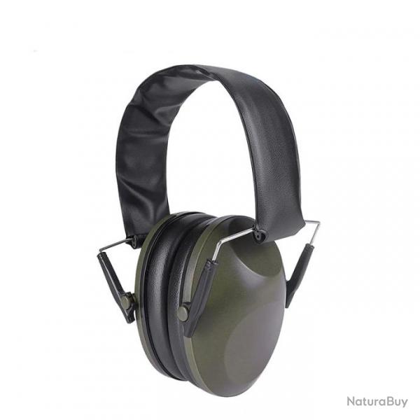 Casque anti-bruit vert - LIVRAISON GRATUITE