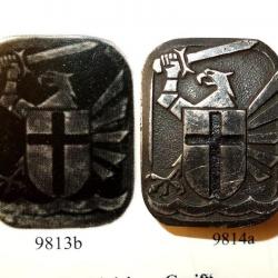 INSIGNE de la 121ème DIVISION D'INFANTERIE ALLEMANDE de la SECONDE GUERRE.  /8748