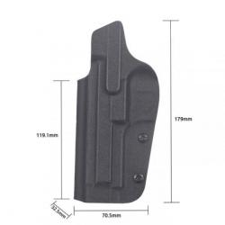 Holster Beretta 92 FS (droitier) IWB