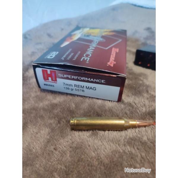 Balles 7mm rem Hornady SST