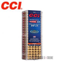 100 Munitions CCI Clean-22 High Velocity Cal 22 Lr 40Gr RN