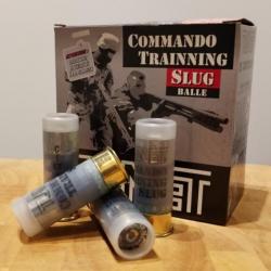 25 cartouches Slug Commando training Tunet cal 12